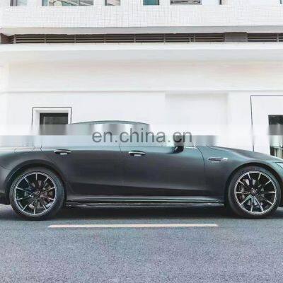Runde Carbon Fiber For Mercedes-Benz AMG GT50 TAKD Style Body Kit Front Lip Side Skirt Rear Lip Top Wing Spoiler Rear Wind Knife