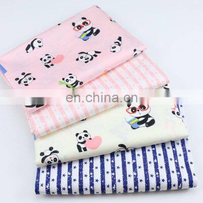 Cartoon panda cloth Children's cotton bedding twill kindergarten baby cotton clothes pure cotton fabric