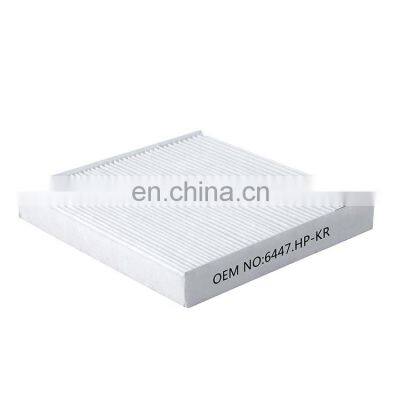 FILONG manufacturer high quality  Hot Selling Cabin Filter FC-3004 6447.A1 CU2245 LA184 E1915LI  6447A1