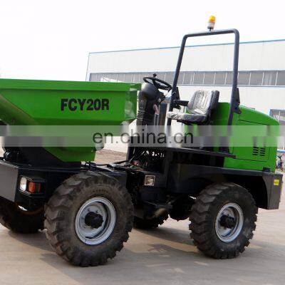 Chinese Cheap Price Hydraulic Mini FCY30 3 Ton Earth Transfer Site Dumper for Constructed
