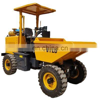 Site dumper truck 2.0ton with self loading/Hydraulic operate front diesel mini dumper/cart tipper china mining dumpers