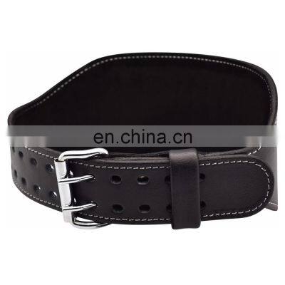 Professional Design Logo Printed Leather Weight Lifting Belt photo-4