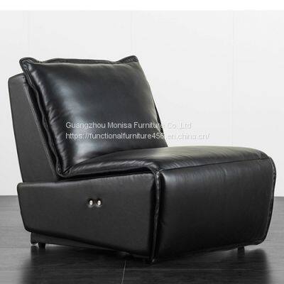 Nordic Family Single Functional Sofa Sofa Chair Modern Leather Art Leisure Single Chair Coffee Chair photo-2