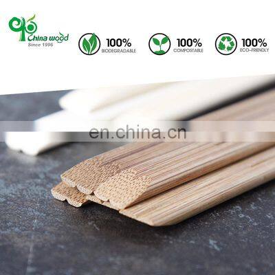YADA Disposable Tableware 240mm Bamboo Tensoge Takeaway Food Customized Bamboo Chopsticks photo-3