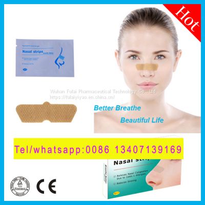 Nasal strips relief snoring