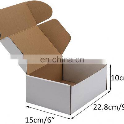 White Carton Corrugated Customized Printing Logo Shipping Boxes Mailing Boxes Packaging Mailing Paper Box photo-2