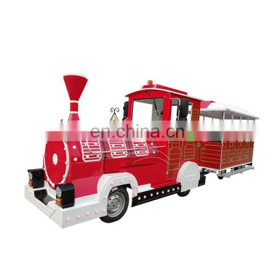 Theme park amusement rides rides trackless barrel train for sale