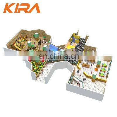 Hot Sale Indoor Playground Trampoline Park Big Theme Park Playground For Kids