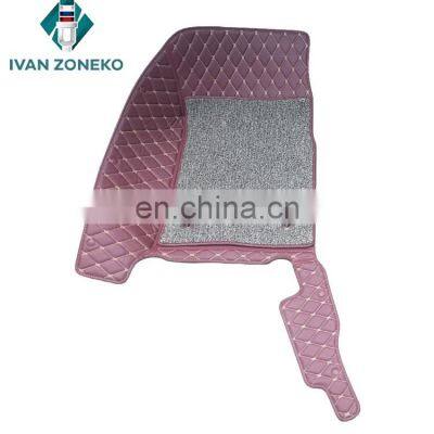 Auto Accessories Vehicle Interior Leather Floor Car Mats 5 Seat Set for Ssangyong Kyron 2007-2015 photo-3