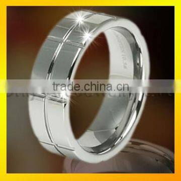 factory price 8mm cross engraved tungsten carbide rings