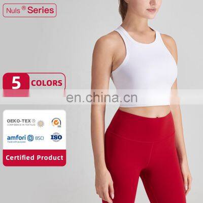 Embossing Print Sports Bra Top Sexy Y Back Women Sports Vest Running Shockproof Yoga Vest