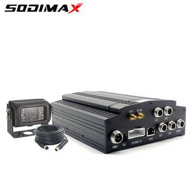 4 Channel 1080P HD Mobile DVR CCTV MDVR 2TB HDD Recording GPS 4G For Truck / Taxi / Bus photo-2