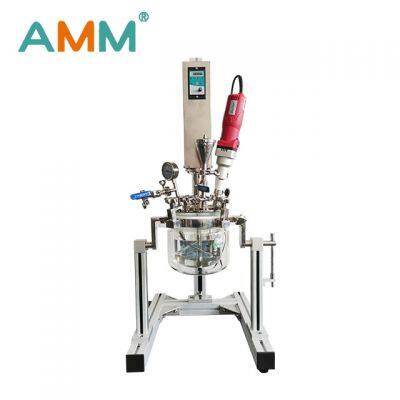 AMM-SE-1L Customizable reaction kettle in the laboratory - vacuum emulsifier that can be paired with ultrasonic treatment