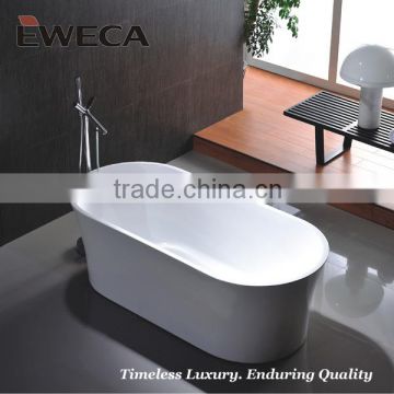 Factory Supply Oval Free Standing CE/CUPC Approved Plastic Bathtub