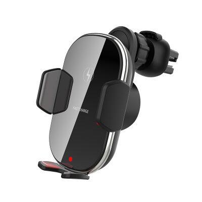 Air outlet clip car wireless charger 15W fast charging automatic clip mobile phone holder suitable for Apple 12 13 14 15 Pro Max