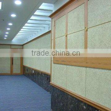 Long Lifespan Natural Wood Wool Acoustic Panel;wood Fiber Sound Absorbing Panel For Ceiling Or Wall