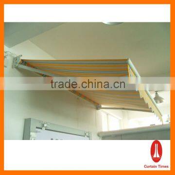 Curtain times manual fabric ceiling canopy as awning