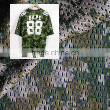 100 Polyester Camouflage Mesh Fabric for Sportswear photo-3