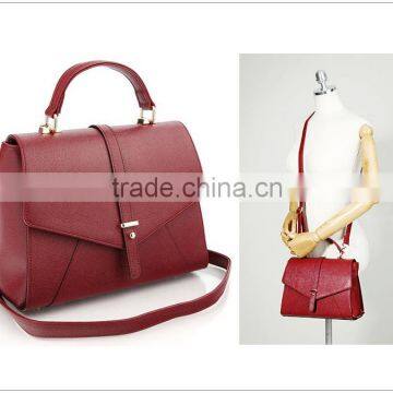 2016 High Quality PU Lady Leather Handbag Shoulder Bag photo-5