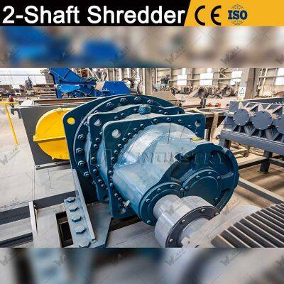 Top Seller Metal Plastic Crushing Equipment Double Shaft Shredder