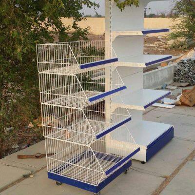 Supermarket Shelves Grocery Wooden Shelves Convenience Store Steel Metal Display Rack