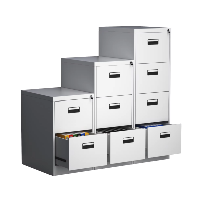 Metal Storage Office 2 3 4 Drawers Office Cabinet Steel Filing Vertical Drawer Filing Cabinet for Home Office School Equipment photo-3