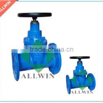 ductile iron non-rising stem flange end gate valve