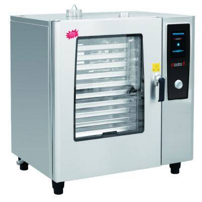 Large Capacity Touch Screen Gas Combi Oven LPG Natural Gas Cooking Oven photo-4