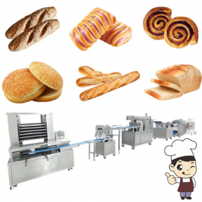 Automatic Hamburger Buns Bread Production Line