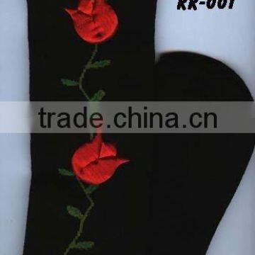 ladies jaquart socks with accesories