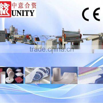 high quality pe foaming sheet production line(CE APPROVED TYEPE-120)