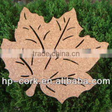 maple leaf cork trivet