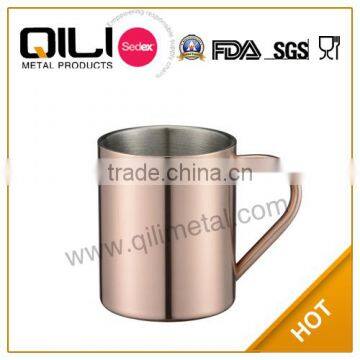 450ml copper plating stainless steel coffee mug