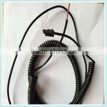 Spring Cable 2.54 Pitch Molex Connector with 11/0.16Copper Conductor PVC Insulation Wire Harness