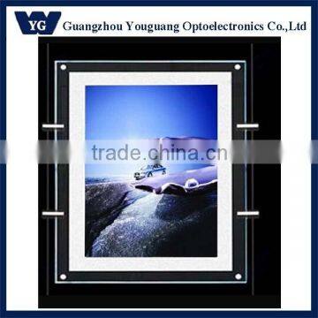 A4 Hanging Acrylic Crystal LED Panel Light Box