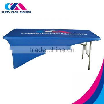 Custom Elastic Polyester Fabric Stretch Tablecloth photo-3
