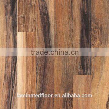 12mm walnut laminated wood floor no slip