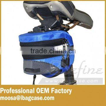 The blue cycling bike saddle bag best bicycle seat bag