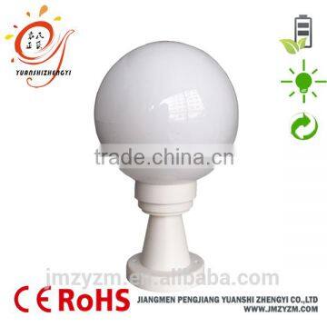 Hot sale outdoor waterproof colorful plastic garden lamp arcylic ball lamp