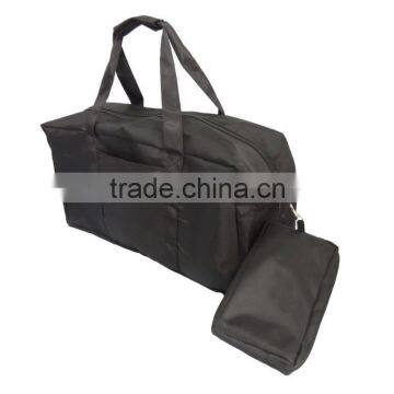 Personalized Convenient Black Foldable Travel Kit Bag photo-3