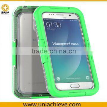 For Samsung S7 silicone case waterproof green color