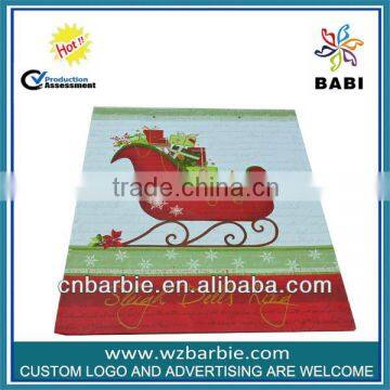 Xmas sock paper bag with logo print