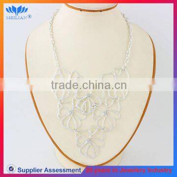 Fashion Jewelry Chunky New Design Silver Couple Necklace