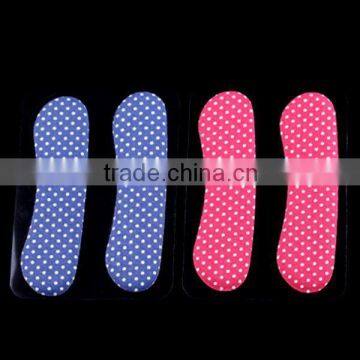 Colorful Fabric heel stickers,Heel Liners,Heel Grips KS B-2053