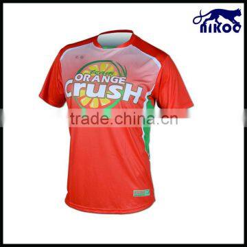 Wholsale orange sublimation dry fit polo shirt