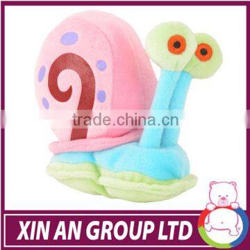 OEM custom 2017 new toys wholesale plush snail for kids