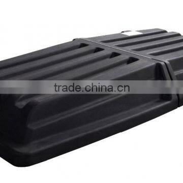 Tilt Truck Lid, Black, Hinged, 72 In. L