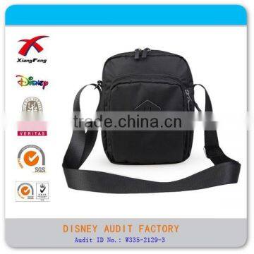 fashion black message bag outdoor sport shoulder bag