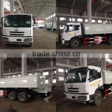 FAW 15000~20000 liter water tank truck, FAW 15000~20000 liter water delivery truck, FAW 10~20 m3 water pump truck