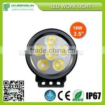 3.5" 18W led working light for off road 4x4 jeep truck work led light for atv utv suv